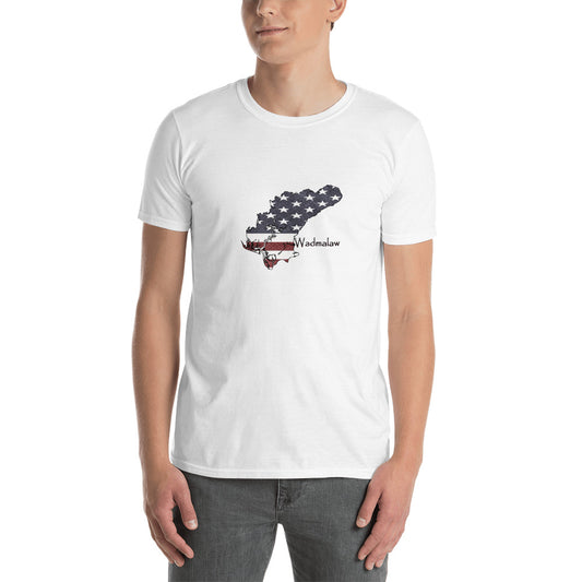 Wadmalaw American Flag Short-Sleeve Unisex T-Shirt