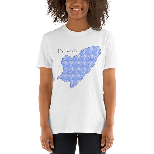 Daufuskie Island Blue Cloud Short-Sleeve Unisex T-Shirt