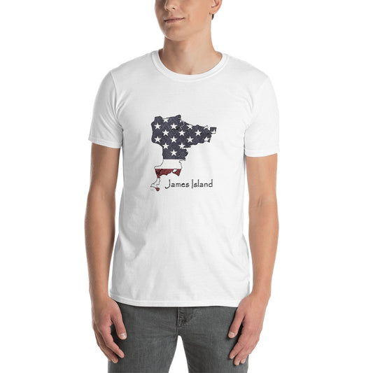 James Island US Flag Short-Sleeve Unisex T-Shirt