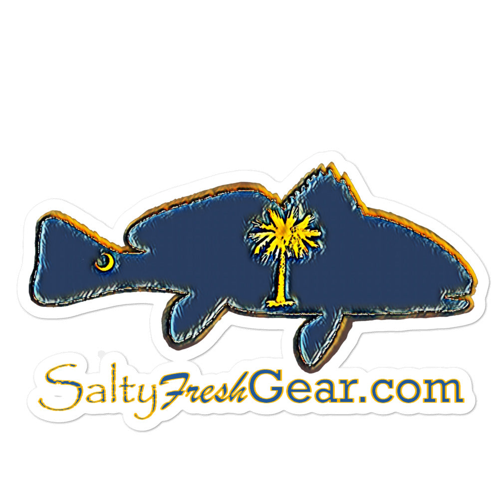 South Carolina Redfish Bubble-free stickers