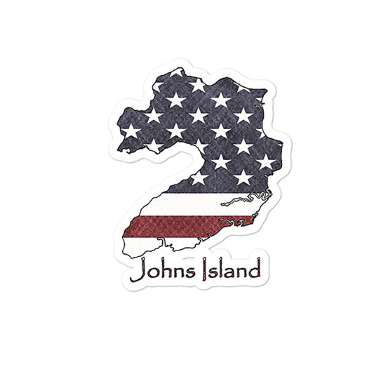 Johns Island Bubble-free stickers