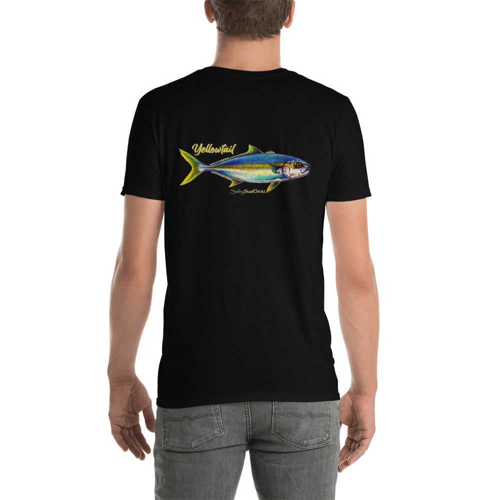 SaltyFreshGear Yellowtail Short-Sleeve Unisex T-Shirt