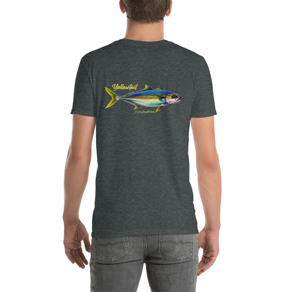 SaltyFreshGear Yellowtail Short-Sleeve Unisex T-Shirt