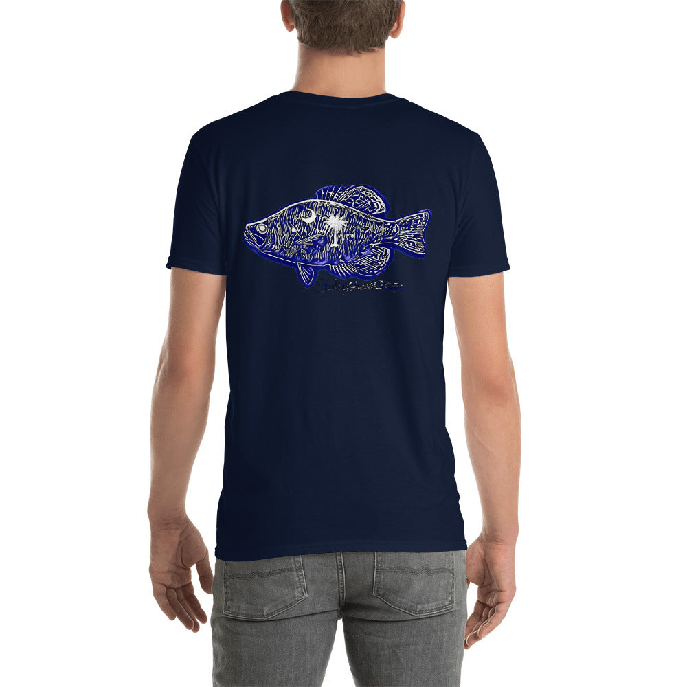 South Carolina Crappie Back Short-Sleeve Unisex T-Shirt