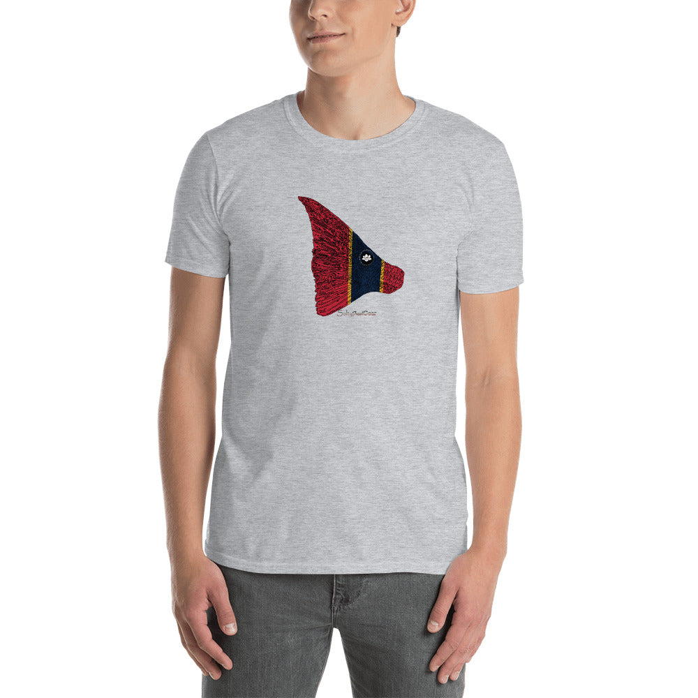 Mississippi Flag Spottail Redfish Short-Sleeve Unisex T-Shirt