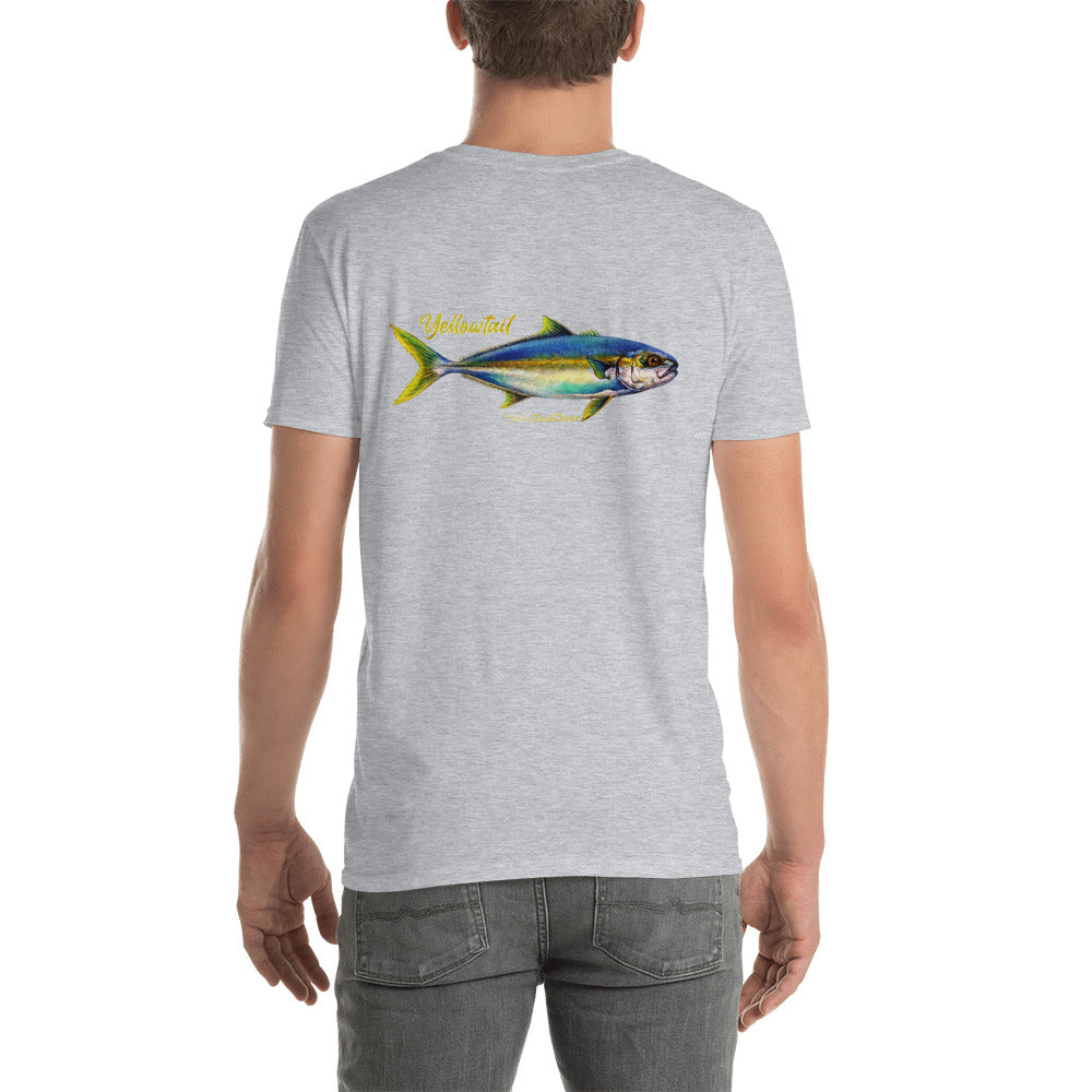 SaltyFreshGear Yellowtail Short-Sleeve Unisex T-Shirt