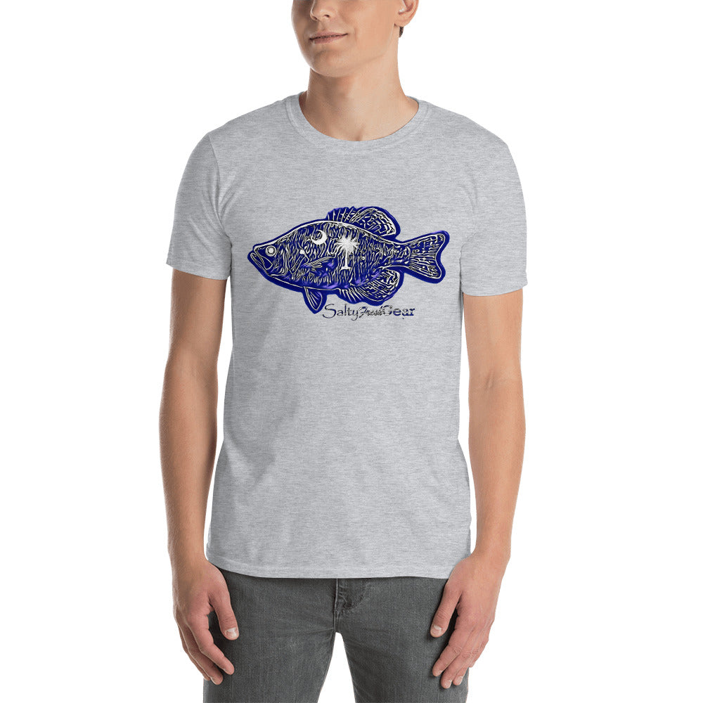 South Carolina Crappie Front Short-Sleeve Unisex T-Shirt