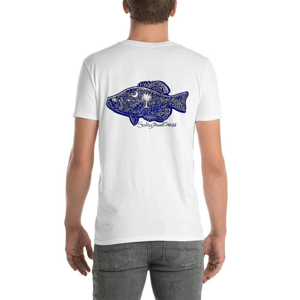 South Carolina Crappie Back Short-Sleeve Unisex T-Shirt