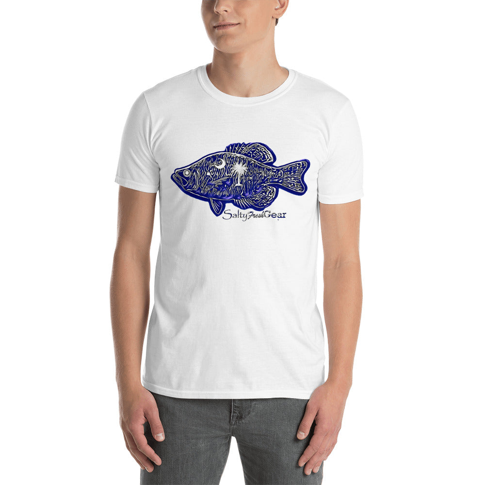 South Carolina Crappie Front Short-Sleeve Unisex T-Shirt