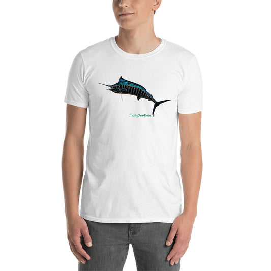 SaltyFreshGear Marlin Short-Sleeve Unisex T-Shirt